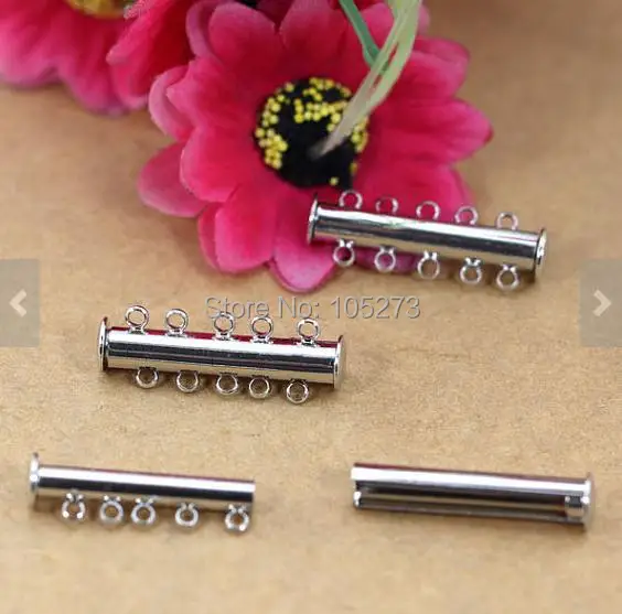 Застежки для ювелирных изделий 3 комплекта застежки 5 рядов ожерелья браслета