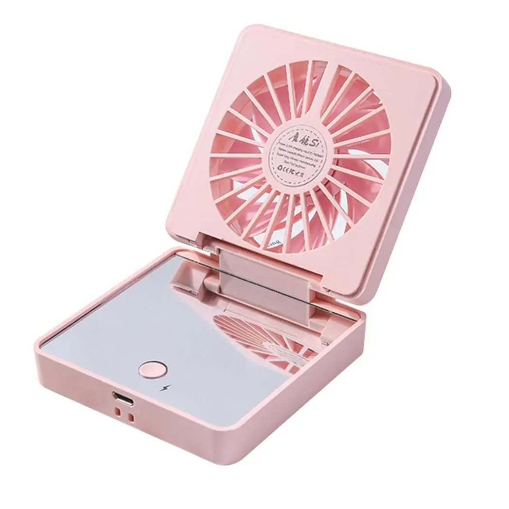 Портативный usb зарядка Макияж Зеркало Мини Ручной Настольный воздушный