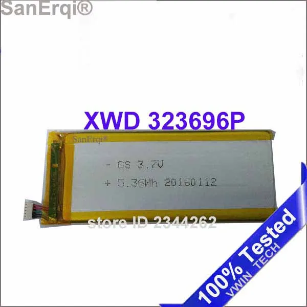 SanErqi 323693 PL 323696 XWD 323696P 3 8 в 1600 мАч литий ионный полимерный аккумулятор 5 кабелей для