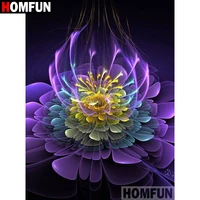homfun 5d diy diamond painting full squareround drill abstract flower embroidery cross stitch gift home decor gift a07852