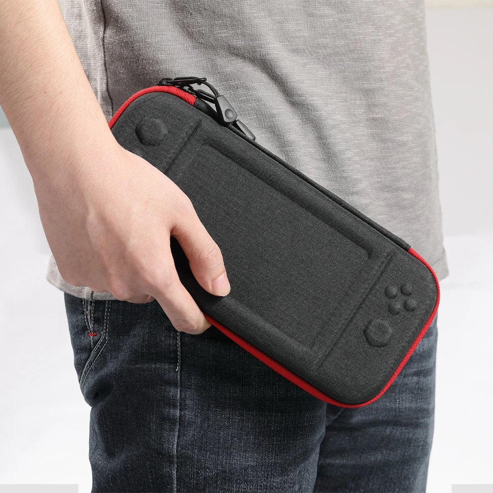 Хранение кейса для Nintendo Switch Жесткий чехол для переноски консоли и игровых аксессуаров BN38.
