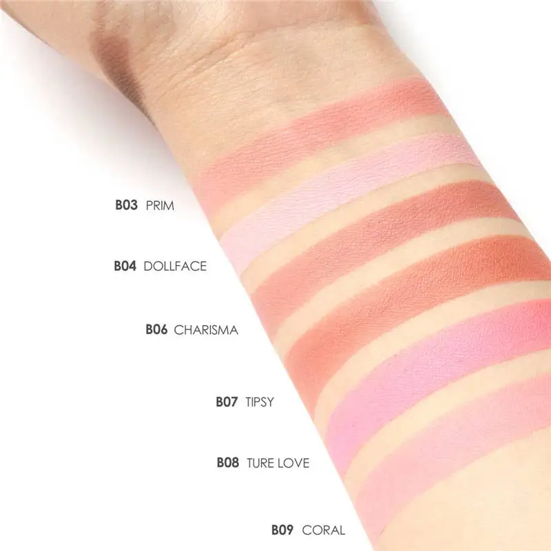Румяна Focallure Bronzer палитра для макияжа лица цвет щек румяна ete Professional paleta пудра|blush
