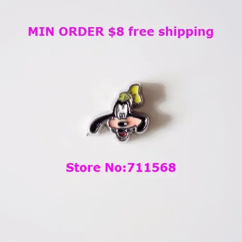 Гуфи Летающий Шарм Подвеска Микки мауз плавающей медальон очарование для