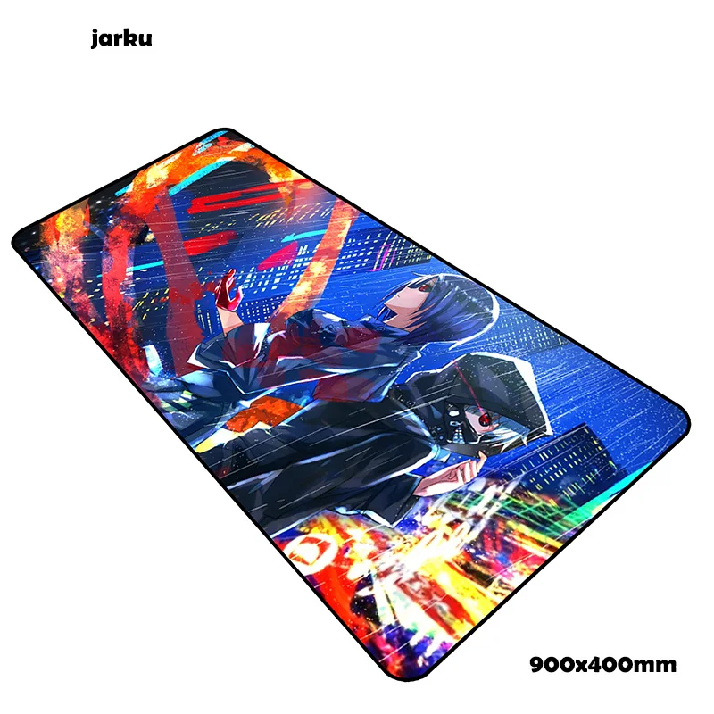 size 900x400x2mm Коврик для мыши с изображением Токийского Гуля 900x400 мм, эргономичный коврик для мыши, лучший игровой коврик для геймера, офисный персональный Коврик для мыши, клавиатура, ПК - Цвет: size 900x400x2mm