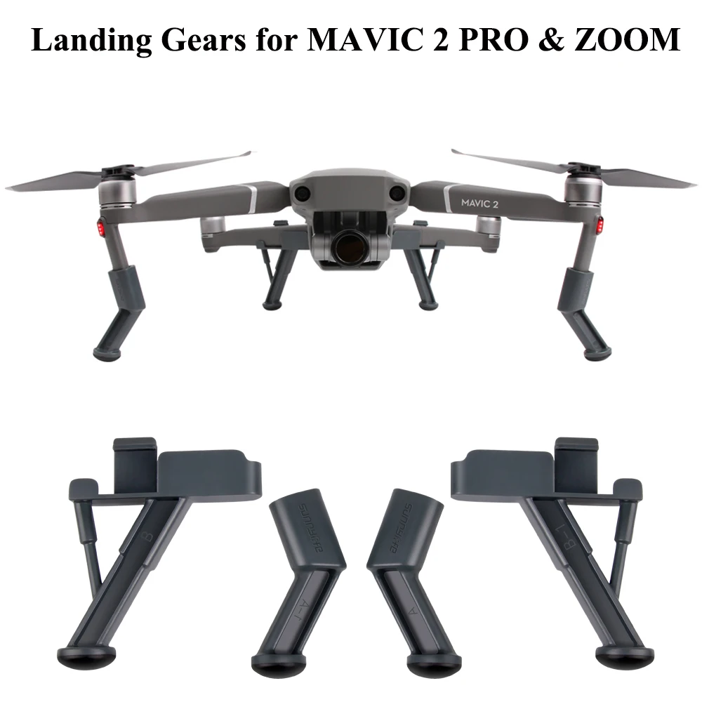Для DJI Mavic Pro 2 посадка Шестерни на посадочную Шестерни ноги Поддержка защита для ног Аксессуары для DJI Mavic Pro/Air 2/Pro/с переменным фокусным расстоянием