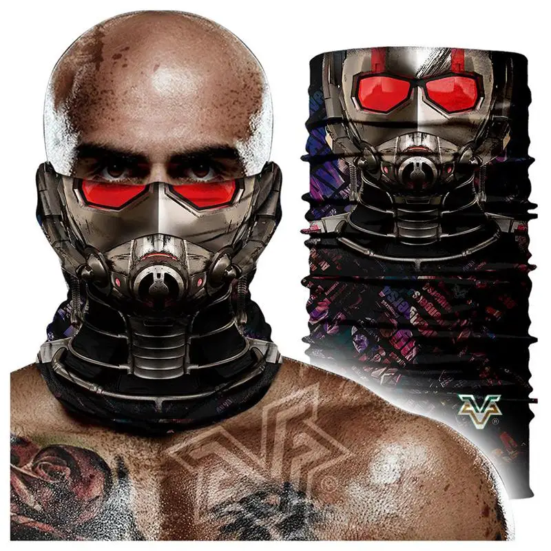 PL180869 50pcs/lot Motorcycle Face Mask The Avengers 4 Cycling Seamless Bandana Biker UV Headband Thanos Marvel Neck Buffs Hiking Scarves - Цвет: PL180869