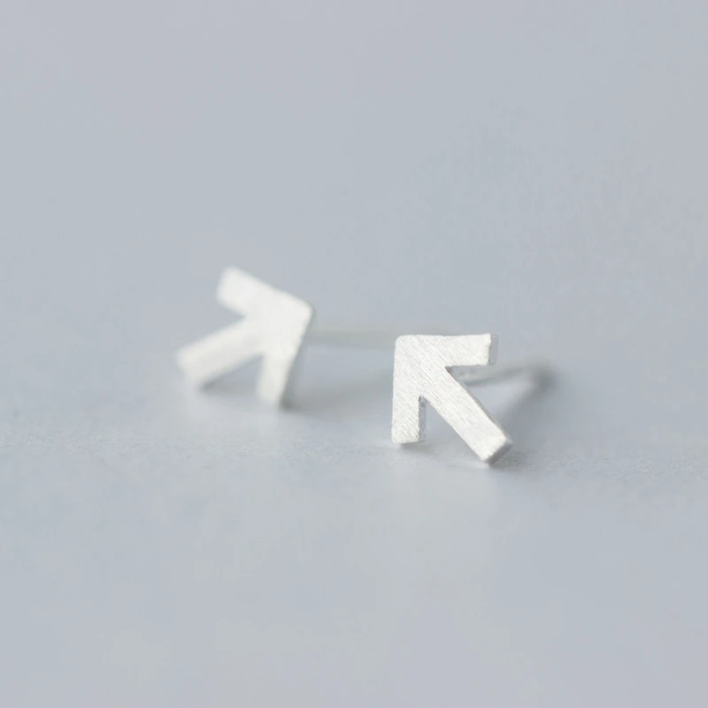 Женские серьги гвоздики из серебра 925 пробы|arrow stud earrings|stud earringsstud earrings for women |