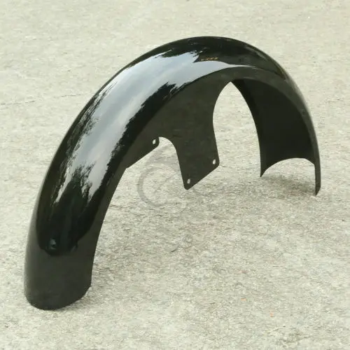 Painted Black Мотоцикл 2" обмотка переднее крыло для Harley Bagger Touring Street Glide FLTR FLHT FLHR - Цвет: Painted Black