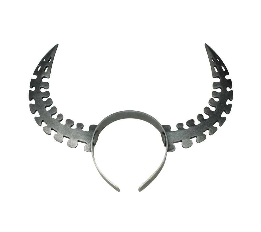 Головной убор из черного рока шутер Косплей мастер мертвых черных рогов-Ova Ver. |