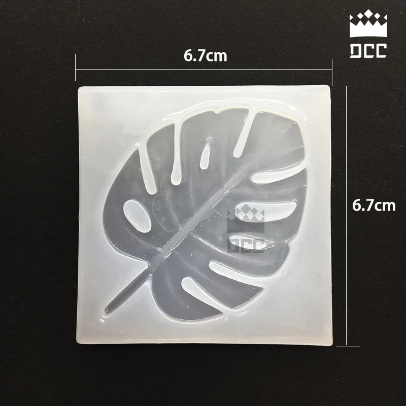 1 шт. Жидкая силиконовая форма monstera сделай сам полимерная для ювелирных изделий