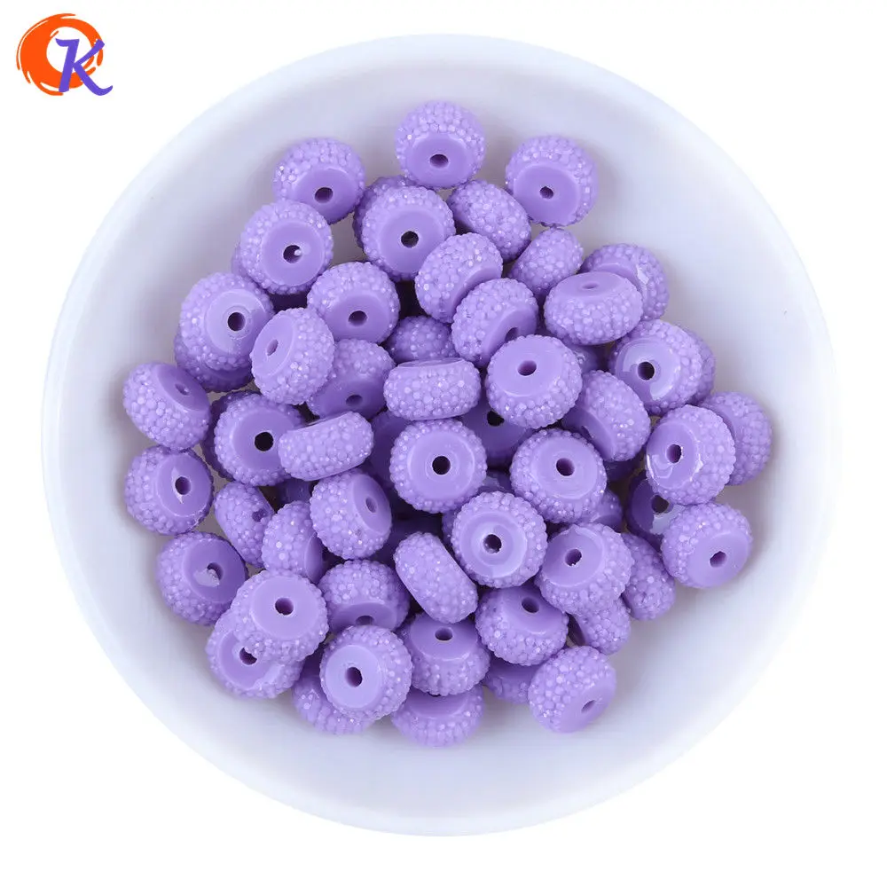 Light Purple Модные бусины, 200 шт./лот, на выбор цвета, стразы из смолы в виде таблички, бусины для колес, модные, ручная работа, сделай сам, ювелирные изделия, CD-RMTXCL - Цвет: Light Purple