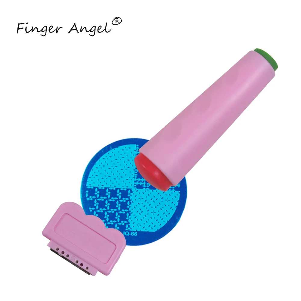 Finger Angel 15 шт. Φ + 1 розовая фотография штамп и Фото Набор инструментов W049|Шаблоны