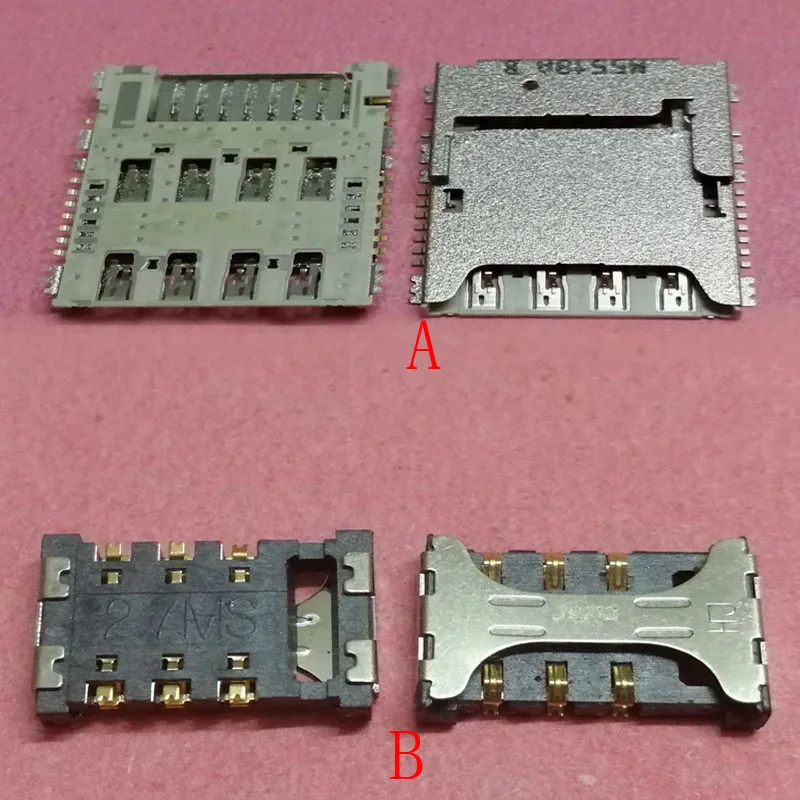 2 шт. разъем для держателя лотка чтения sim карт samsung Galaxy On5 G5500 G5520 G5510 G5700 J5 prime G7200 J100 J1