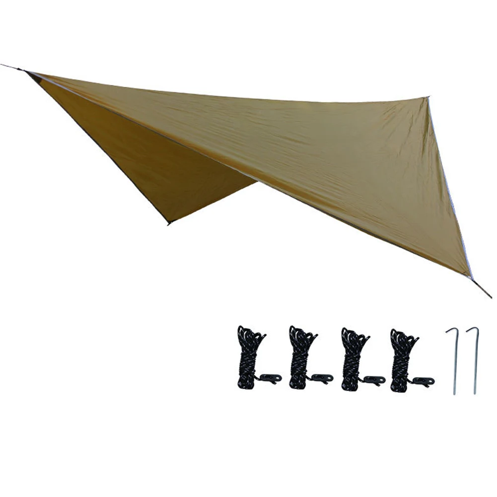 Hiking Tarp Sun Shelter Waterproof Picnic Tourist Rain Outdoor Garden Pergola Patio Awning Tent Beach Camping Canopy | Спорт и