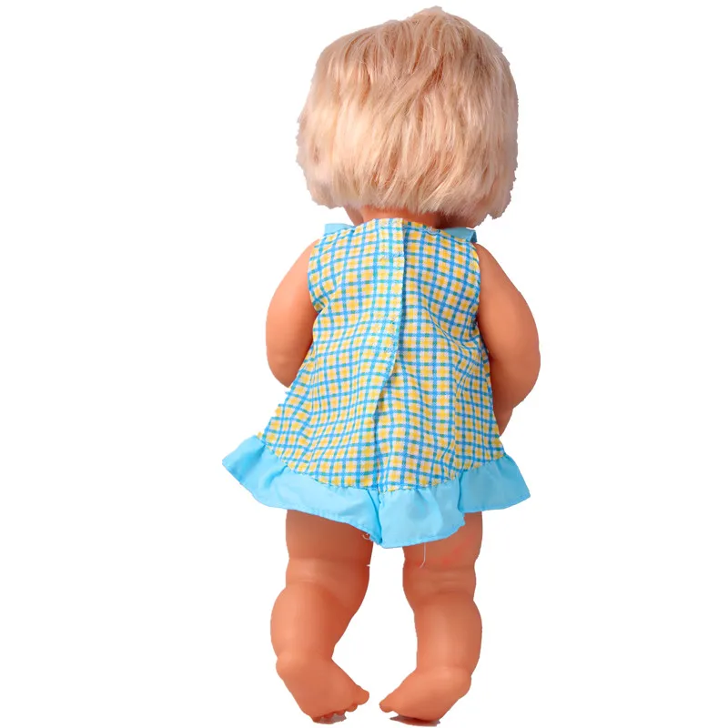 Платье для кукол 41 см Nenuco Doll Ropa y su Hermanita оранжевое платье на подтяжках модное феи 16