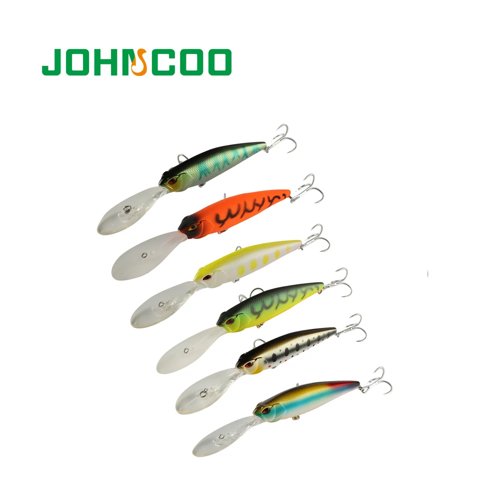 JOHNCOO 1 шт. жесткая блесна Minnow 95 мм 18 г рыболовная приманка artificiais para pesca свимбейт