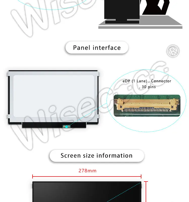 11,6 дюймов N116BCA-EA1 N116BCA-EB1 ips ЖК-экран с vga hdmi Плата для ПК ноутбук Настольный Матовый 1366*768 экран