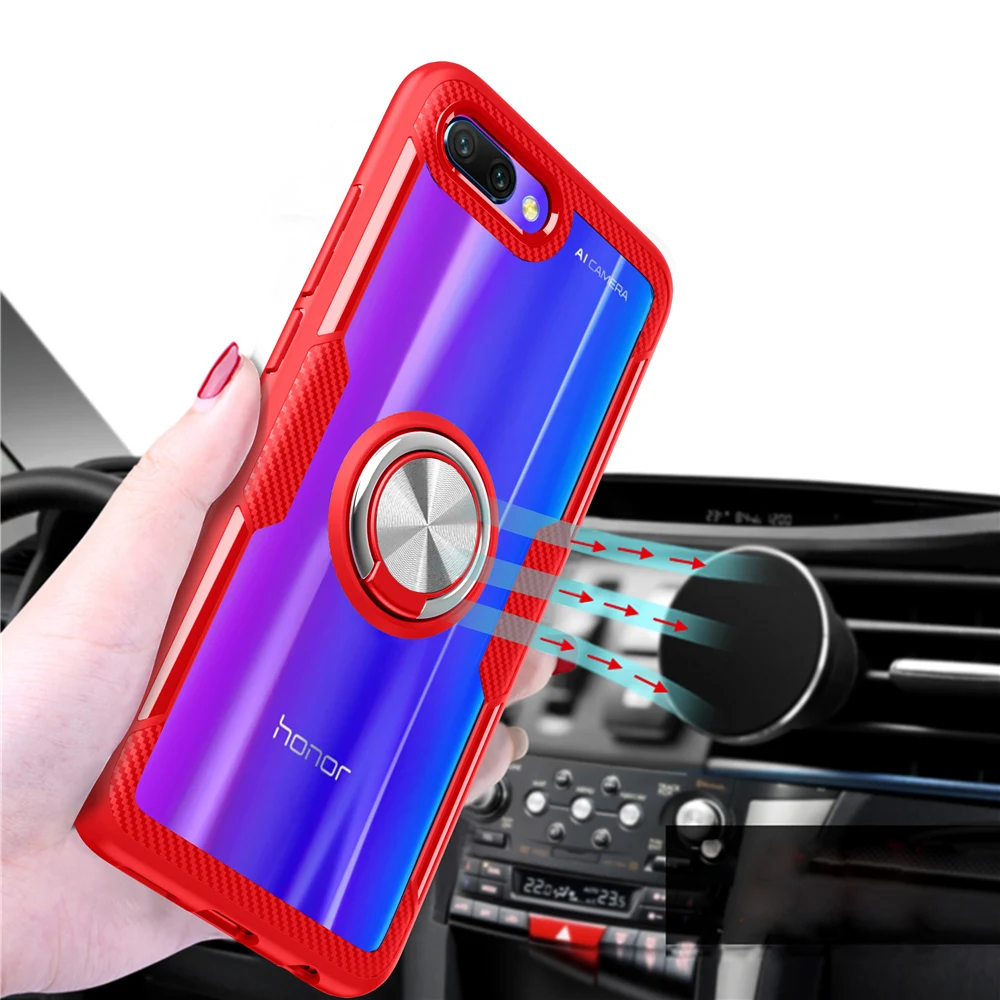 Роскошный прозрачный Автомобильный держатель для телефона чехол s huawei Honor 10