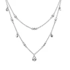 Ожерелье из стерлингового серебра в виде капелек для люстры пробы, женские чокеры, ожерелья для изготовления ювелирных изделий, бусины и подвески