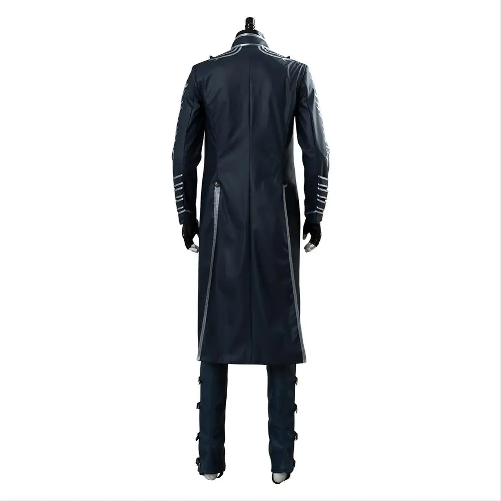 Костюм для косплея DMC 5 вергил наряд тренчкот полный костюм карнавальный на