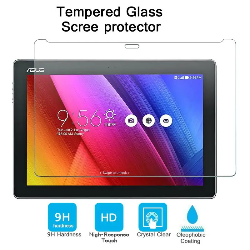 Пленка из закаленного стекла 0,26 мм 2.5D для ASUS zenpad 10 Z300C 10," Zen pad 10-300c планшетный ПК защитная пленка для ЖК-экрана