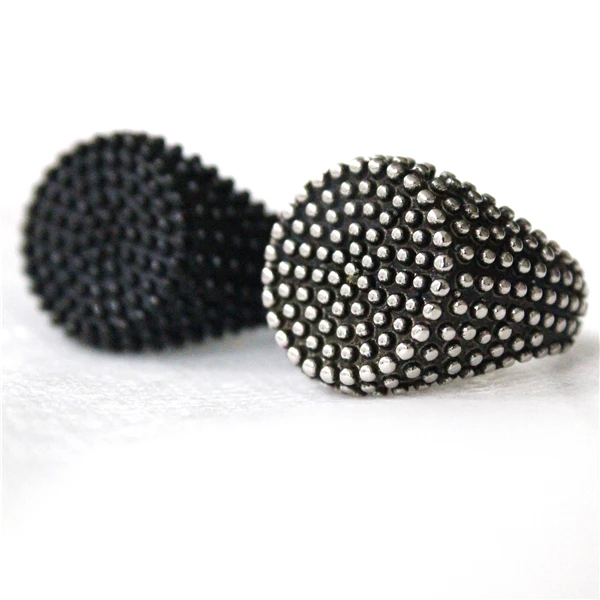 2017 Amazing Style Black Fashion Bumps Round Shape Ring 316L Stainless Steel Women Mens Indian Cool | Украшения и аксессуары