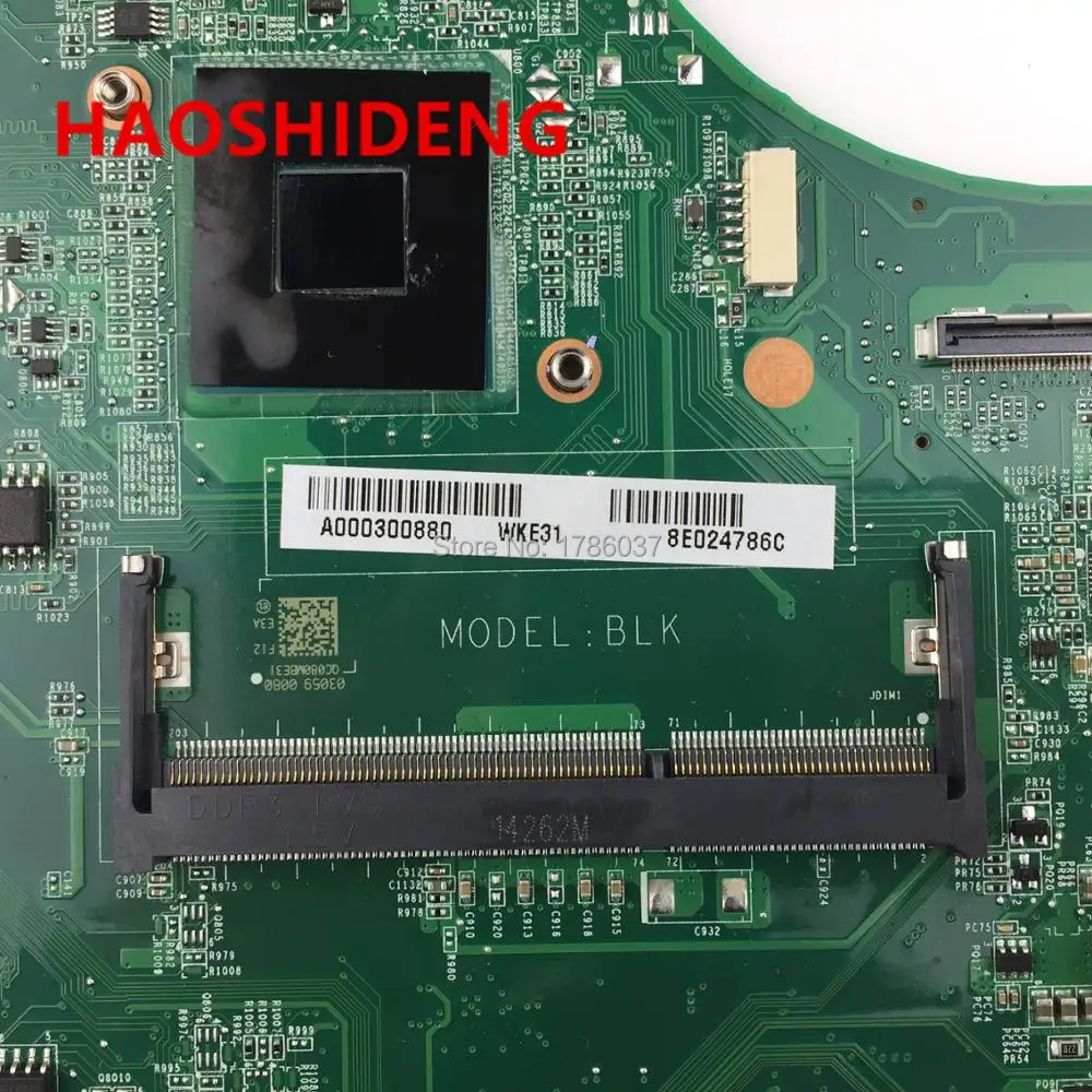 A000300880 DA0BLKMB6E0 для Toshiba Satellite L50 B L50T L55 Серия материнских плат. Все функции полностью