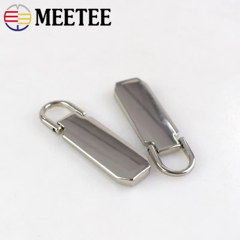 Meetee 41x12 мм съемный металлический пуллер на молнии для 5# ползунков на молнии, набор для ремонта на молнии, сделай сам, швейное ремесло