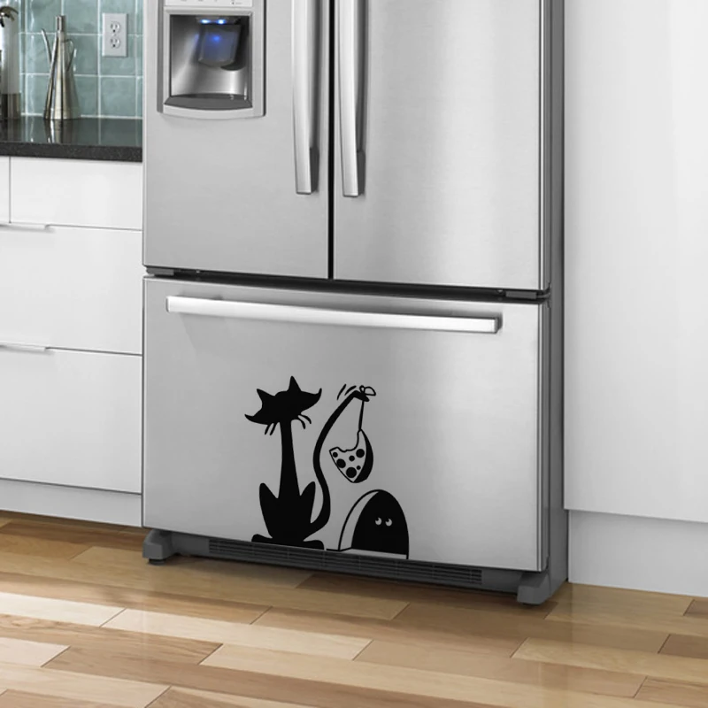 Виниловые наклейки на стену в виде ловушки холодильник для ресторана кухни