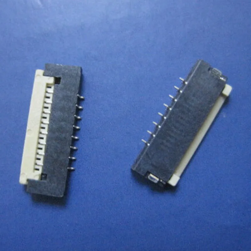 8-контактный Позолоченный разъем FPC на 1 0 градусов флип-тип линейный для ЖК-экрана