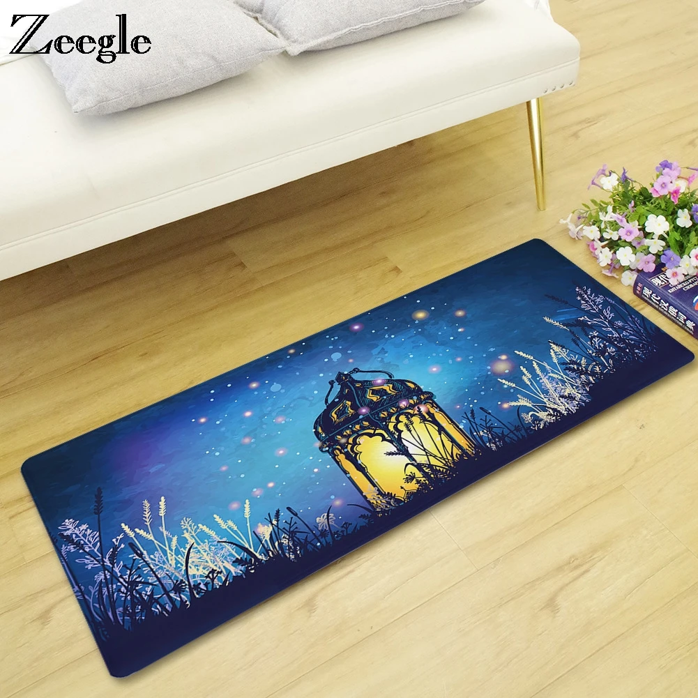 Zeegle Cartoon Funny Doormat Sofa Table Floor Mat Living Room Rug Anti-slip Mats Bedroom Bedside Rugs Absorbent Kitchen Carpet | Дом и сад