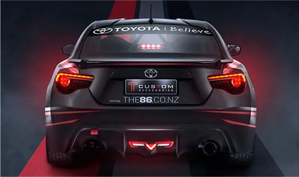 Автомобильный бампер taillamp 86 для Toyota86 GT86 задний фонарь 2012 2013 год светодиодный тормоз+ Парк+ Сигнальные огни