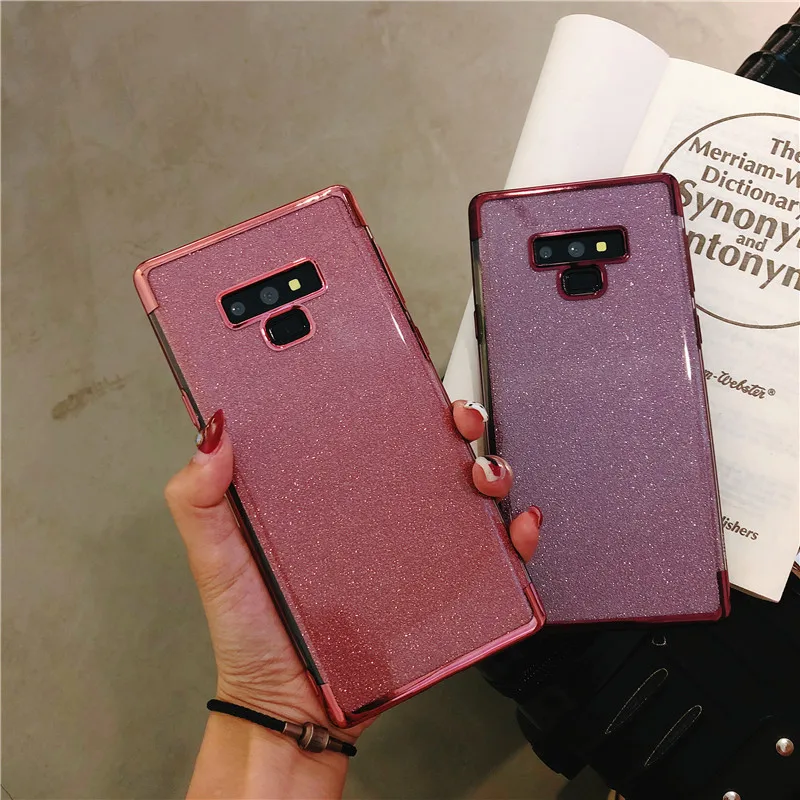 Чехол на мобильный телефон для samsung Note 9 чехол из силикона и термополиуретана Bling