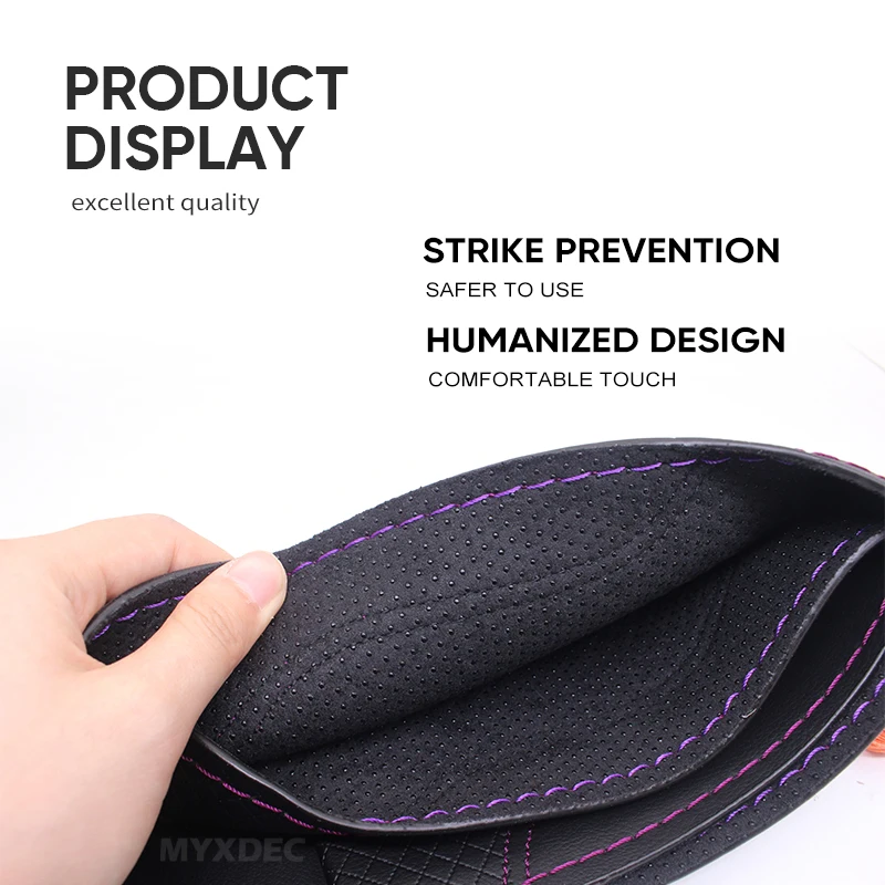 Super anti-wear Car Steering Wheel Covers/Universal 38cm Three-dimensional Breathable Anti-slip steering-Wheel Sleeve Protector |
