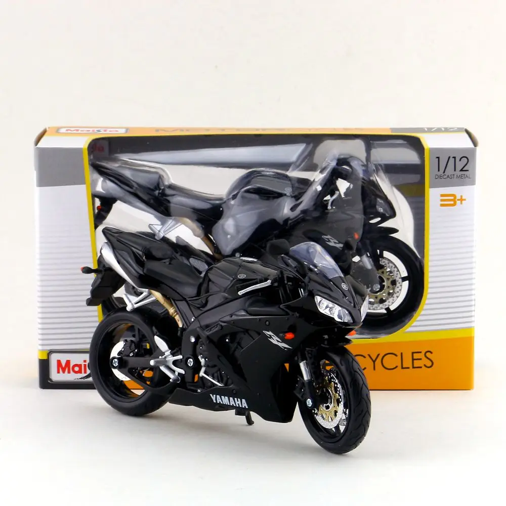 Модель мотоцикла Maisto/масштаб 1:12/имитация под давлением/модель YAMAHA YZF R1