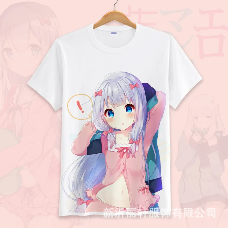 Японский аниме &quotEromanga-Sensei&quot унисекс для ролевых игр топы летние повседневные
