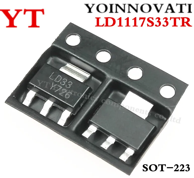 100 шт./лот LD1117S33TR LD1117S33 LD33 SOT223 IC лучшее качество|Интегральные схемы| |