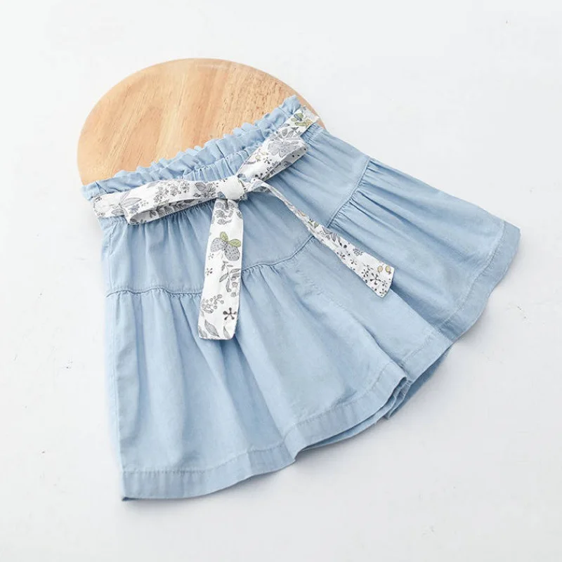 Детские размеры новый стиль светло-голубые качественные хлопковые короткие