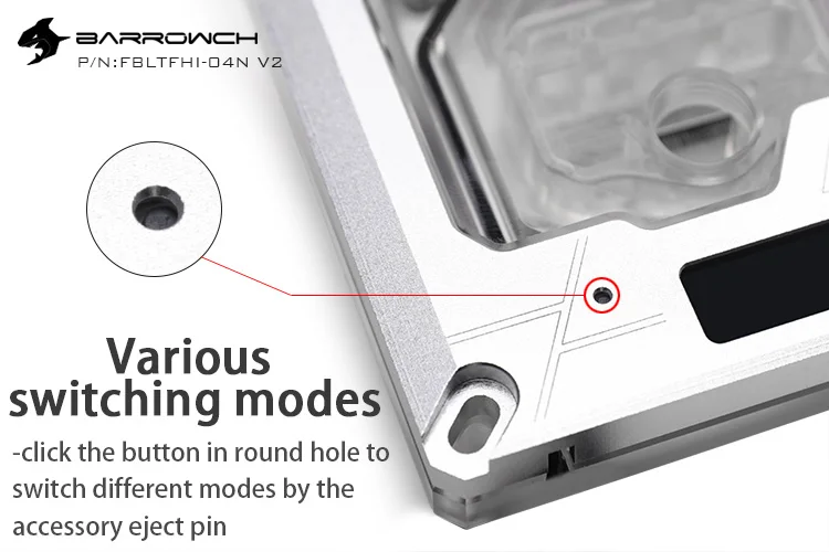 Цифровой дисплей Barrowch CPU Water Block для INTEL 115X X99 X299 платформа LRC2.0 поддержка Mohterboard AURA