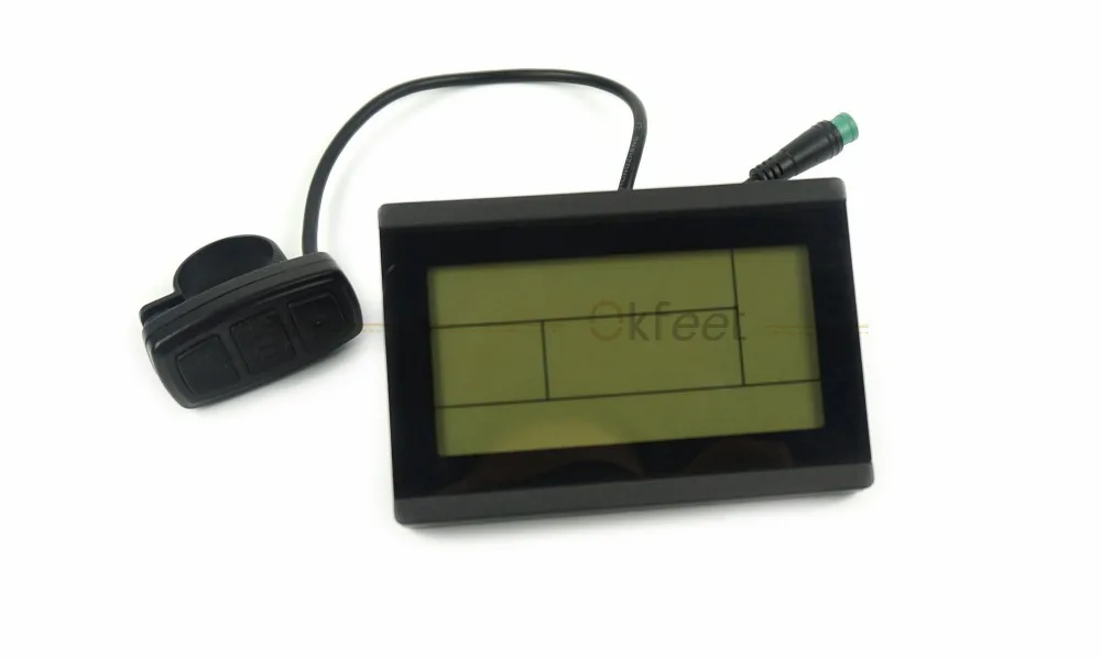 Okfeet Ebike 24V 36V 48V 72V Intelligent KT LCD3 Control Panel Display Electric Bicycle Bike Parts KT
