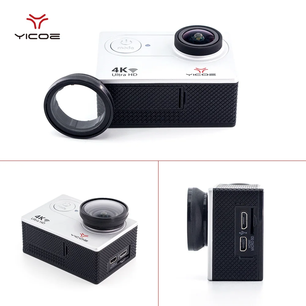 Чехол для объектива SJCAM Wifi SJ4000 Eken H9 с УФ-фильтром защитный чехол из оптического