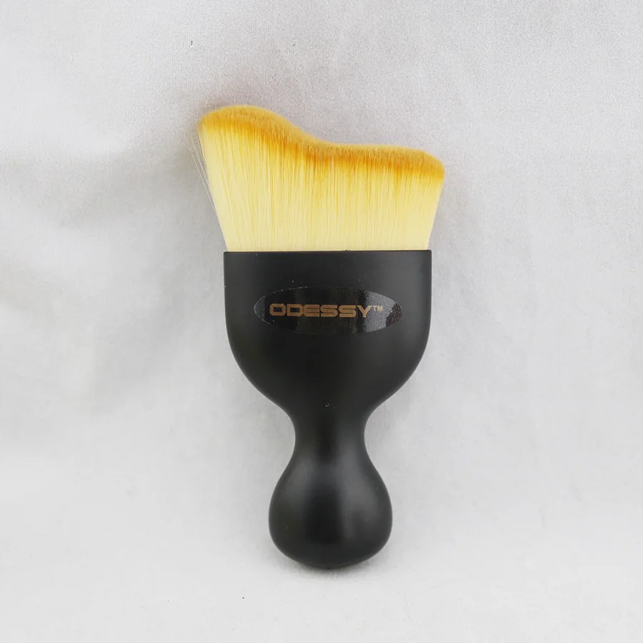 ODESSY Горячие Профессиональные черные кисти для макияжа волнистые Контурные