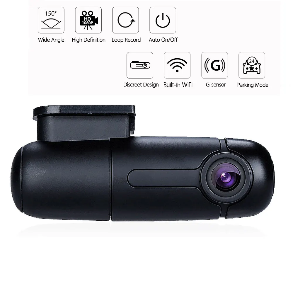 Английский Голосовое управление оригинальная автомобильная DVR камера 1080HD ночное