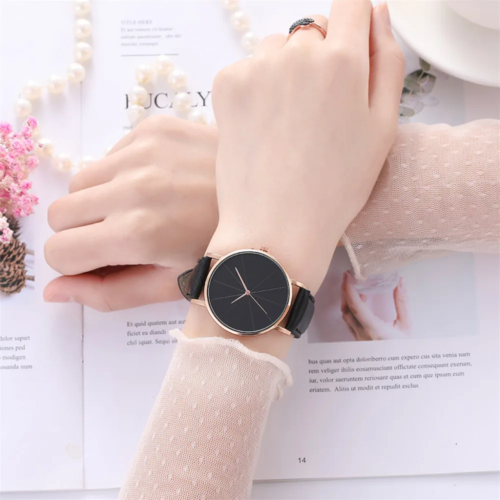 Модные простые часы Montre Femme женские модели часов с кожаным ремешком мужские и