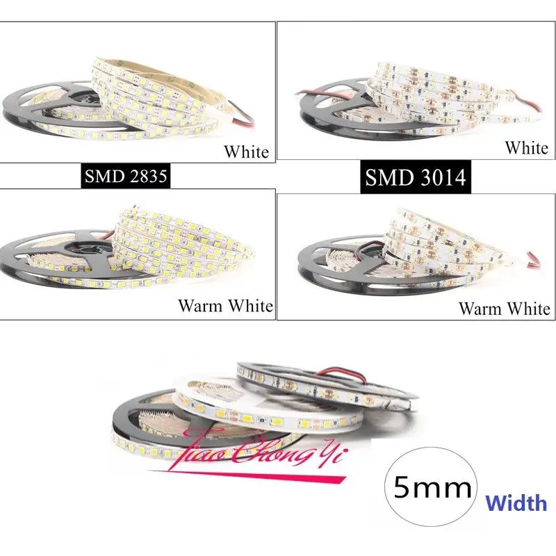 12V 5M 600LED 120LED/M 5630 2835 3014 LED Гибкая полоса белый супер яркий|strip white|led flexible stripflexible strip |