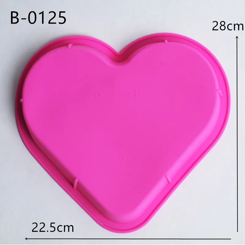 Силиконовые формы в форме сердца для украшения торта Moldes De Silicona Para Fondant