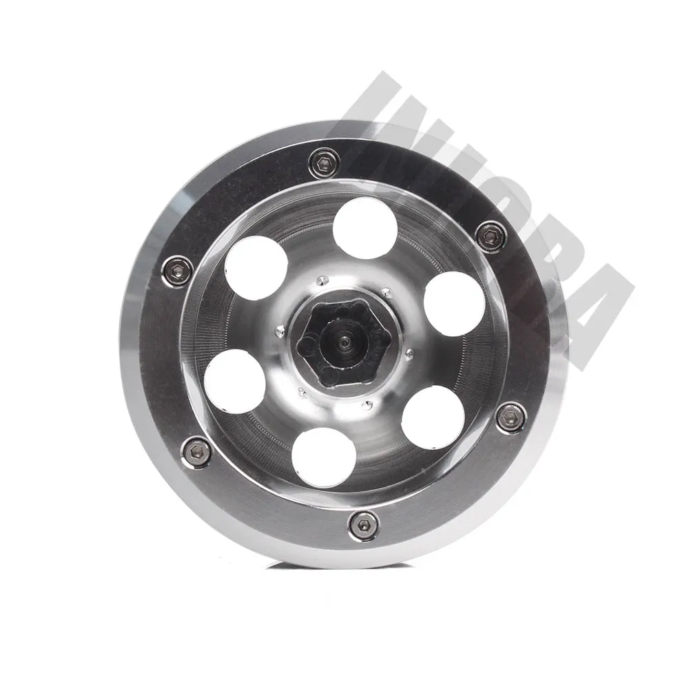 4 шт. 2," Металл Beadlock обод колеса для 1/10 RC Рок Гусеничный осевой SCX10 RR10 90053 AX10 Wraith 90056 90045 YETI KM2