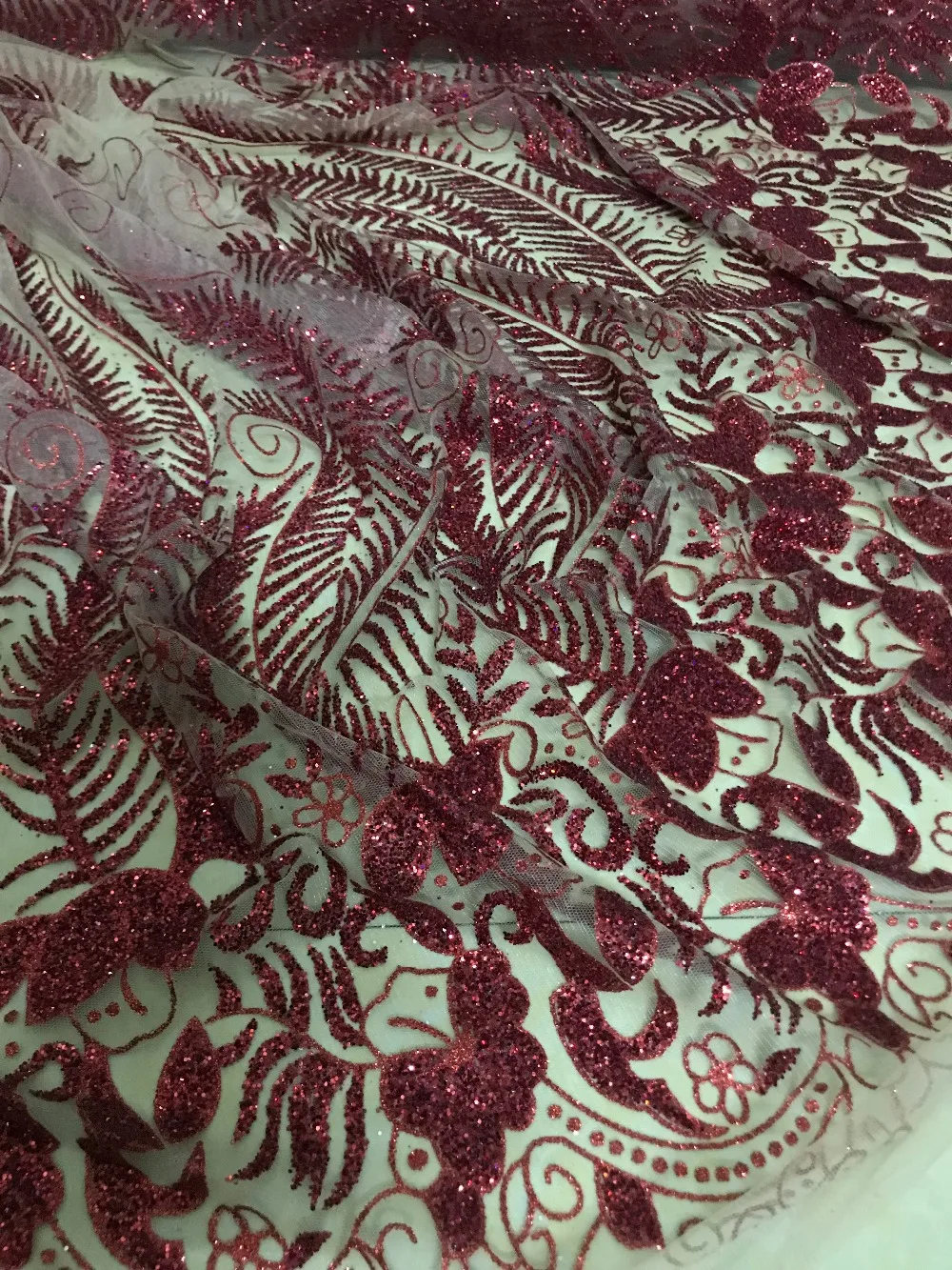 Новое прибытие Jolin-3.1319 французский чистая кружевная ткань с склеенным блеском