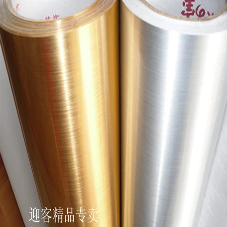 Самоклеящиеся самоклеящиеся ПВХ обои с золотыми и серебряными рисунками