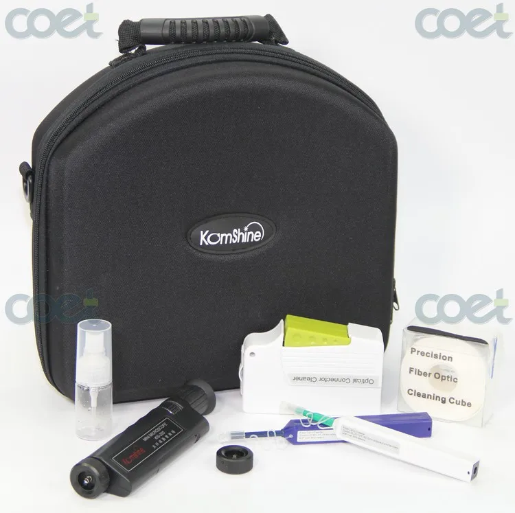 Оптическое волокно разъем очистки и инспекции Tool Kit KIC-7E включая один клик